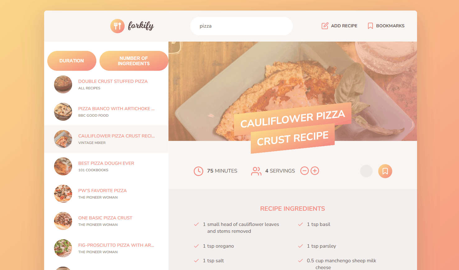 Forkify